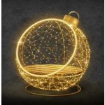 Eco Fix 3D LED světelné křeslo ozdoba 150 cm, teple bílá, 36 V, 50 W, 31,4 kg, ze 2 dílů – Hledejceny.cz
