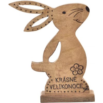 Zajíc mango Krásné Velikonoce 24x5x30 cm – Zboží Dáma