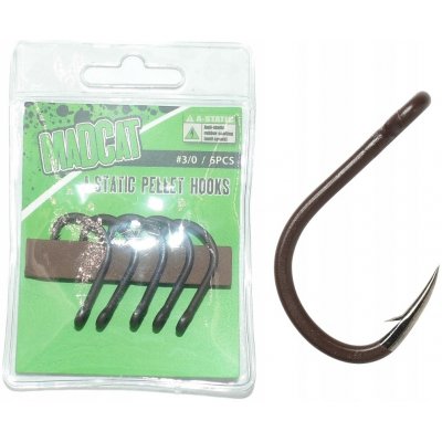 Madcat Pellet Hook A Static Brown vel.2 5 ks – Zboží Mobilmania