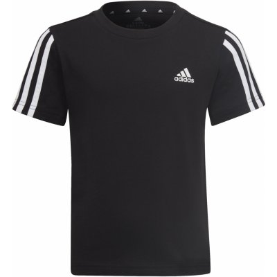 adidas Essentials 3-Stripes t-shirt Black – Zboží Mobilmania