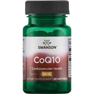 Swanson CoQ10 100 mg 50 softgelových kapslí – Hledejceny.cz