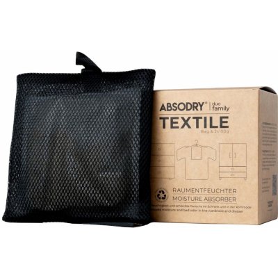 Everbrand pohlcovač vlhkosti do skříně a zásuvky Absodry Duo Family Textile,2x100g 220-DFT