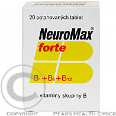 NEUROMAX FORTE POR 100MG/200MG/0,2MG TBL FLM 20 – Zboží Mobilmania