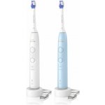 Philips Sonicare 6100 HX7400/01 + Philips Sonicare 6100 HX7406/01 – Zboží Mobilmania
