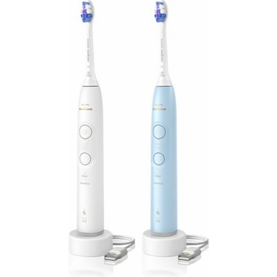 Philips Sonicare 6100 HX7400/01 + Philips Sonicare 6100 HX7406/01 – Zboží Mobilmania