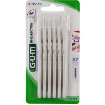 GUM Bi-Direction mezizubní kartáčky 0,7 mm 6 ks