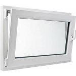 Bravo Plastové okno UNI OS1 90X60 L, bílé – Sleviste.cz