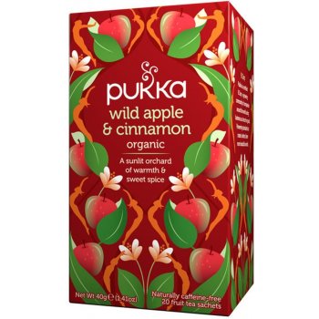 Pukka ajurvédský BIO čaj Wild Apple & Cinnamon 20 x 2 g