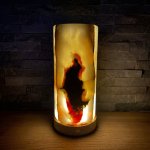 Vysoký svícen XL široký - 2. jakost Design: Mix (letokruhy, abstraktní umění ad.) – Hledejceny.cz