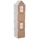 ATMOSPHERA Modulární dětský regál DOM 140x34 cm béžový/bílý – Zboží Mobilmania