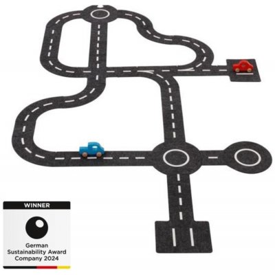 GOKI Podlahové obrysové Silnice 30 dílků – Zboží Dáma