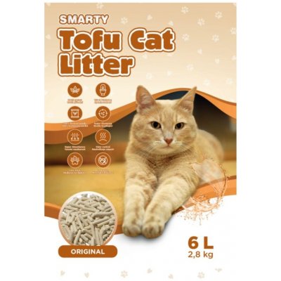 Smarty Tofu Cat Litter Podestýlka stelivo pro kočky 6 l – Zboží Dáma