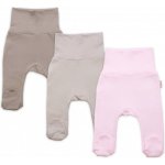 Baby Nellys Rostoucí výhodná sada 3x polodupačky pro miminko Nature růžová béžová taupe – Zboží Mobilmania