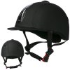 Jezdecká helma Choplin Jezdecká helma Premium Chrome VG1 černá