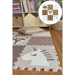 Minideckfloor podlaha 9 dílů lenochod koloušek a jednorožec 24 9 08 – Zboží Dáma