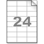 Q-Connect Etikety univerzální Q-C, 70x36mm, 2400ks, bílé – Zboží Dáma