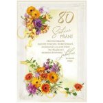 ARGUS Přání k 80. narozeninám 15-8015c80 – Hledejceny.cz