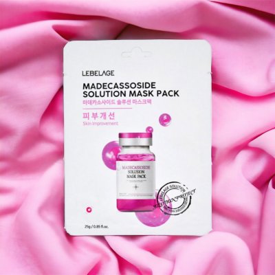 LEBELAGE Madecassoside Solution Mask Pack Obnovující plátýnková maska 25 g – Sleviste.cz