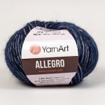 Pletací příze YarnArt ALLEGRO 721 modro-šedát, melírovaná, 50g/145m – Zboží Dáma