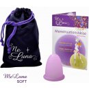 Me Luna Basic Soft menstruační kalíšek S růžová