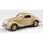 Abrex škoda Popular Sport Monte Carlo 1937 časopis s modelem Béžová 1:43 – Sleviste.cz