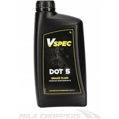 Vspec Brzdová kapalina DOT 5 silikonová 1 l – Zboží Mobilmania