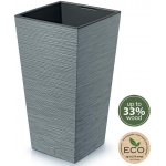 Prosperplast Květináč FURU SQUARE 26,5 cm betonový – Zboží Mobilmania