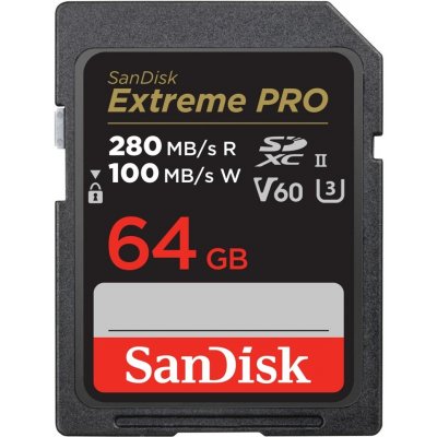 SanDisk SDXC UHS-II 64 GB SDSDXEP-064G-GN4IN – Zboží Mobilmania