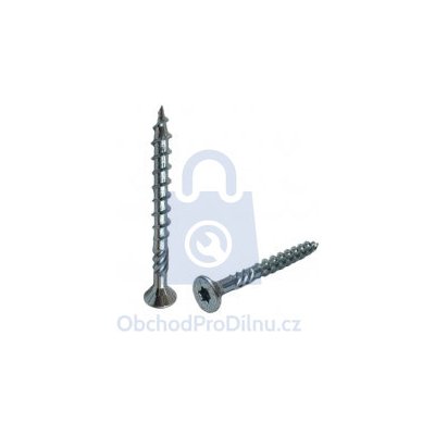 Vrut stavební se zápustnou hlavou, drážka TORX, RAPI-TEC HBS, pozinkovaný 8 x 90 mm, balení 50 ks – Hledejceny.cz