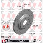 Brzdový kotouč ZIMMERMANN 100.3336.52