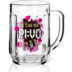 Nekupto Dárková sklenice na pivo Je čas na pivo 300 ml – Sleviste.cz