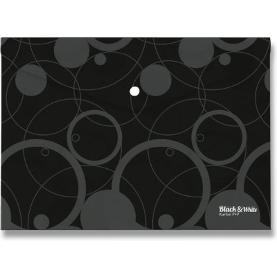 Karton P+P Black & White spisové desky černé A4 – Hledejceny.cz