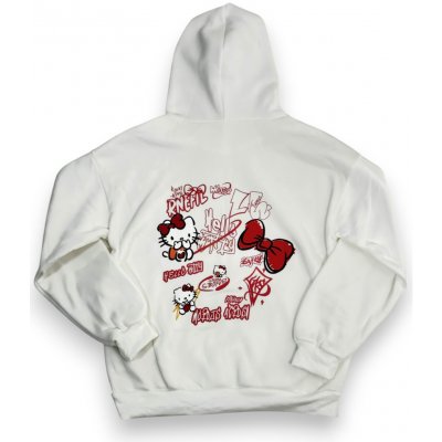 Hello Kitty mikina Graphic Bílá – Zboží Dáma