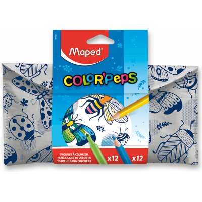 Maped Pouzdro na psací potřeby Color’Peps Pencil Case 24 ks – Hledejceny.cz