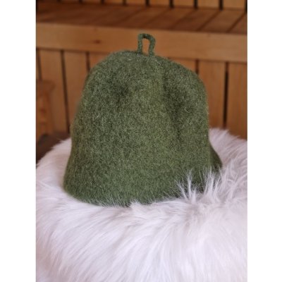 Saunový mág Čepice tmavě zelená – Zboží Dáma