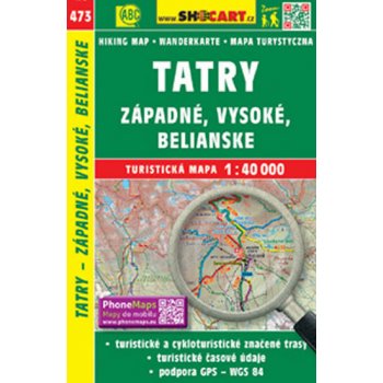 Tatry Západné Vysoké Belianske 1:40 000