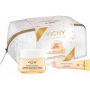 Vichy Neovadiol Peri-Menopause dámský dárková sada pleťový krém Neovadiol Peri-Menopause Redensifying Lifting Day Cream 50 ml + péče o rty a oční okolí Neovadiol Eye & Lip Care 15 ml + kosmetická tašt