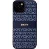 Pouzdro a kryt na mobilní telefon Apple DKNY Repeat Pattern Tonal Stripe kryt pro iPhone 15 - tmavě modrý 57983120110