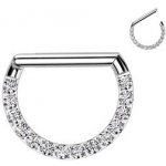Šperky4U piercing segment půlkruh titan TIT1341-1206 – Zboží Dáma