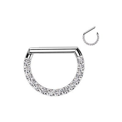 Šperky4U piercing segment půlkruh titan TIT1341-1206 – Zboží Dáma
