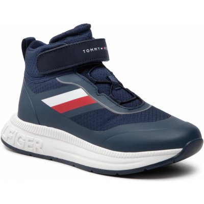 Tommy Hilfiger High Top Lace Uo Sneaker T3B9 32507 1443 tmavomodrá