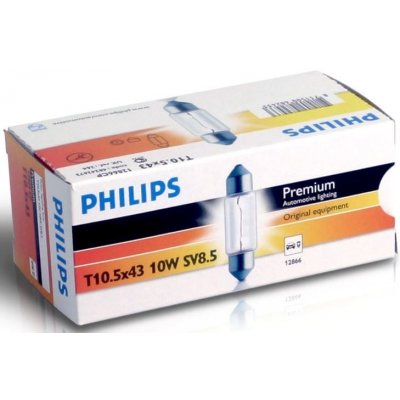 Philips 12866CP C10W SV8,5 12V 10W – Zboží Mobilmania