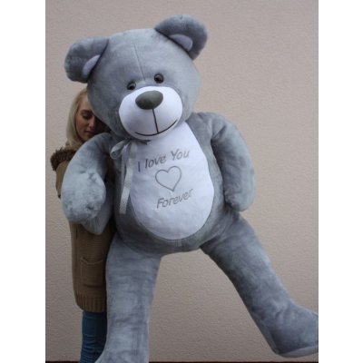 Velký medvěd I LOVE YOU šedý 180 cm od 2 134 Kč - Heureka.cz