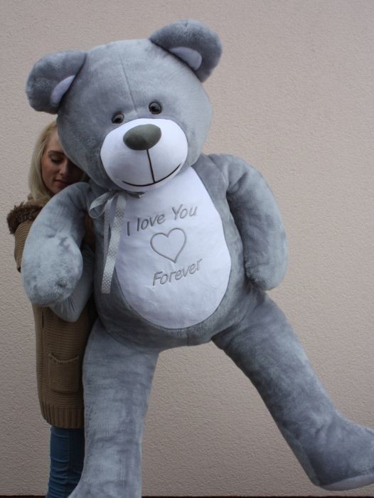 Velký medvěd I LOVE YOU šedý 180 cm od 2 134 Kč - Heureka.cz