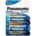 PANASONIC EVOLTA Platinum D 2ks LR20EGE/2BP – Zboží Živě