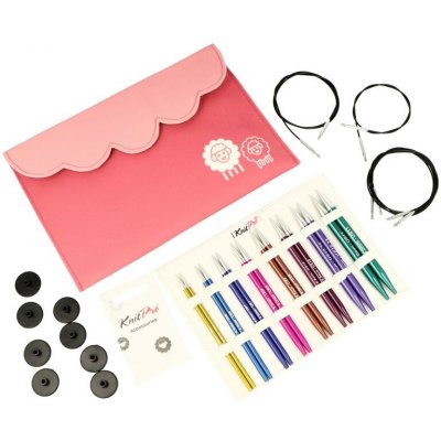 Sada jehlic - KnitPro Zing de lux vyměnitelné 13cm – Zboží Mobilmania