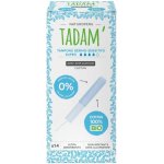 Tadam Tampony z BIO bavlny s aplikátorem Super 14 ks – Zboží Dáma