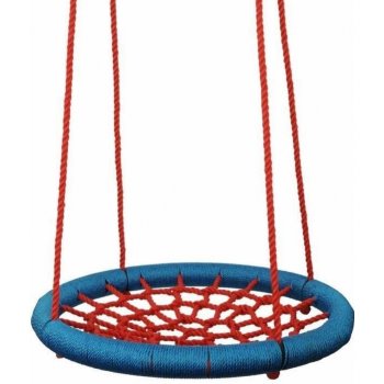 Woody Houpací kruh 100 cm červeno-modrý