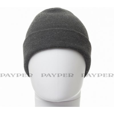 Payper wear Pletená čepice EVEREST s ohrnutím a modelovanou přední části šedá popelavá – Hledejceny.cz
