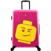 Cestovní kufr LEGO® Luggage ColourBox Minifigure Head 20182-1983 růžová 70 L